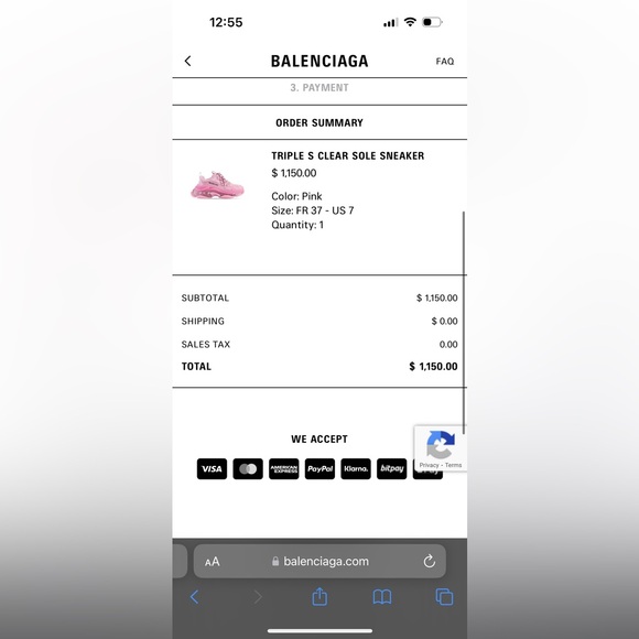 BALENCIAGA TRIPLE S CLEAR SOLE SNEAKER - Picture 7 of 7